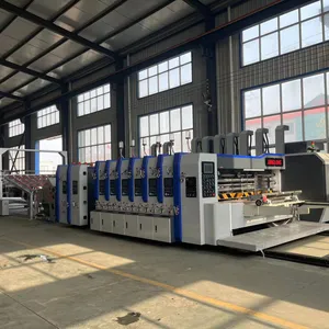 Automatic High Speed 6 Color Corrugated Carton Box Making Line Stack Printing Machine