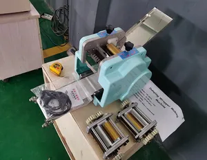 Automatic Dough Wrapper Maker Machine Dough Skin Press Spring Roll Skin Machine Dumpling Wrapper Making Machine