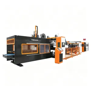 Cardboard Box Making Machine High Speed Folder Gluer Counting Stacking Output