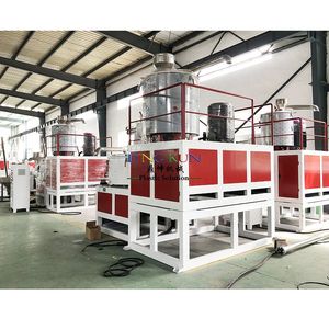 PVC High Speed Mixer Machine Unit / Plastic PVC Powder Mixer Machine