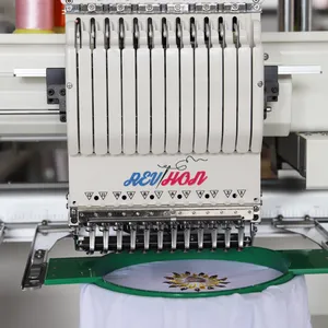 Computerized Automatic 12-Needle High-Speed 1200 Rpm Home Use Cap Embroidery Machine