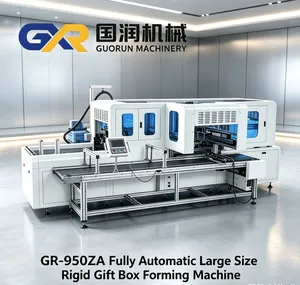 Fully Automatic Rigid Cover Box Assembly Machine for High-End Gift Box Manufacturing
