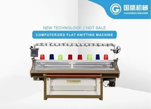 Advanced Blue Computerized Flat Knitting Machine for Raschel Blankets CE ISO