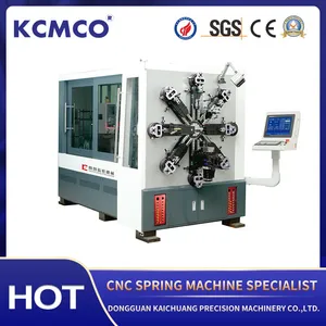 4mm 12 Axis KCT-1245WZ Camless Versatile Spring Forming Machine & Extension Spring / Torsion Spring Making Machine