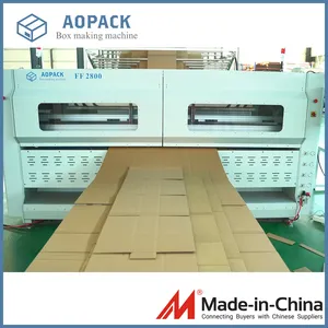 Aopack Automatic Machinery Producing Carton Computer PLC Control Machine Box Making