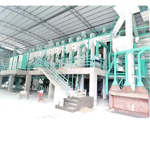 High-Performance 60-80 Ton Rice Production Line with PLC Control