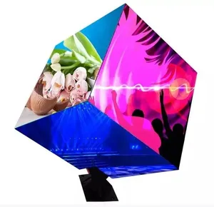 Logo Customized Interactive High Definition Fixed High Refresh Rate High Resolution Commercial Complete LED Dynamic Display Cube