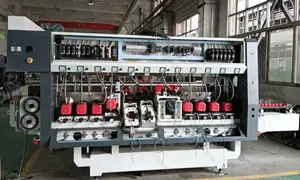 Straight Line Glass Edging Machine for Glass Processing with PLC System