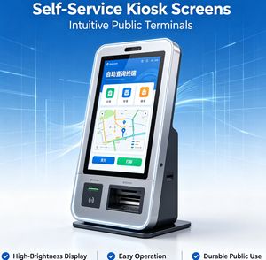 12 Inch Raspberry Pi Touchscreen LCD Display for Self Service
