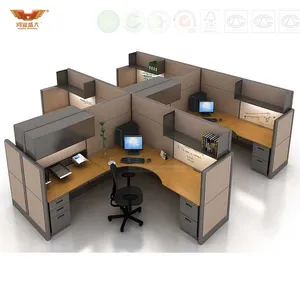 Modular Large Design Wood Office Cubicles System