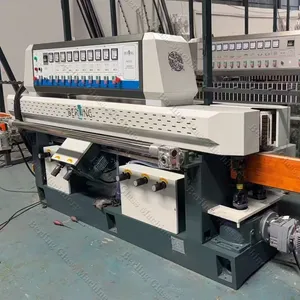 Straight Line Glass Edging Machine for Glass Processing with PLC System