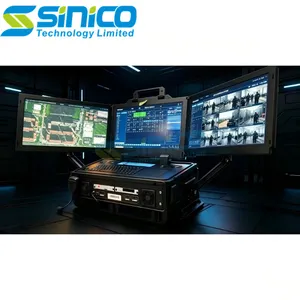 High Performance Portable Emergency Command Integrated Communications Device with Video Matrix Display