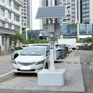 Outdoor Solar Camera Box System for City Rooftop Monitoring