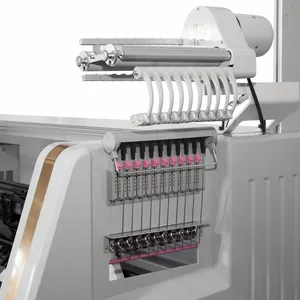 Blue Knitmaster: High Quality Computerized Knitting Machine for Raschel Blanket