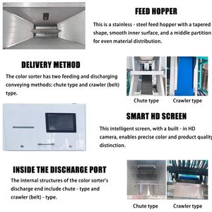 Optical Intelligent Vision Fruit Grain Grading Rice Sorting Machine Color Sorter Machine