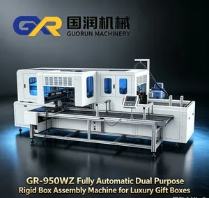 Gr-950wz One-Step Independent Developed Dual Use Automatic Book Rigid Box Assembly Machine