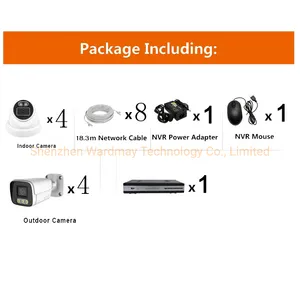 5MP Poe Plug & Play CCTV IP Camera System