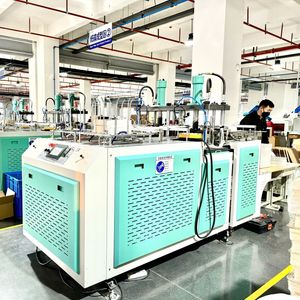 Energy-Saving Full Automatic Plate Forming Machine, Stable Paper Dish Production Line with PLC Control System