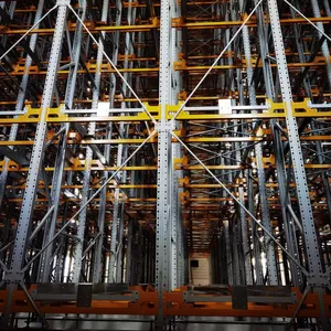 Semi-Automatic Warehouse Moving Radio Pallet Shuttle Racking System 4 Ways Shuttle Car Remote Control Radio Shuttle Racking
