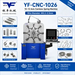 Metal Spring Shaped Curved Spring Stainless Steel Wire Forming Spring Making Machine