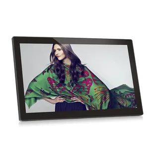 Motorized Computer Monitor Lift Audio System Paperless Video IPS Panel LCD 21.5 Inch Conference System