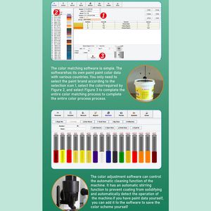 Computerized Paint Color Tinting Machine Dispenser Automatic Paint Mixing Machine Color Making Machine