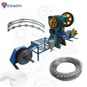 Automatic Razor Blade Barbed Wire Mesh Making Machine with Different Razor Blade Shape