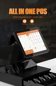 15-Inch Dual-Screen LCD Capacitive Touch POS All in One Computer System
