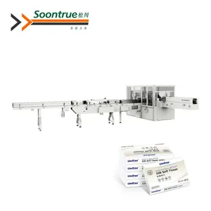 Portable Facial Tissue Packaging Machine Automatic Tissue Paper Machine for Production Packing Machine System