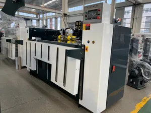 Automatic High Speed Carton Box Folder Stapler Machine