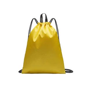 Custom Logo Drawstring Backpack 210d Polyester Drawstring Sports Backpack Promotional Bag Custom Polyester Drawstring Bags