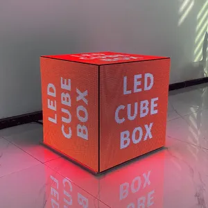 Logo Customized Interactive High Definition Fixed High Refresh Rate High Resolution Commercial Complete LED Dynamic Display Cube