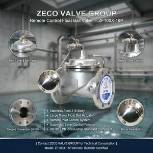 Remote-Controlled Float Valve for High-Rise Building