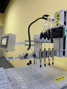 High Speed Fully Automatic Keyboard Key Sorting Tray Loading Machine for Mechanical Keyboard Assembly Processing Line