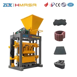 Non-Automatic Hollow and Paver Concrete Block Machine for Brick Making