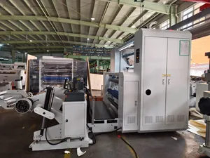 Human-Computer Interface Slitting Rewinding Machine That Adopts Auto Loading System and Equipped with Web Guiding System