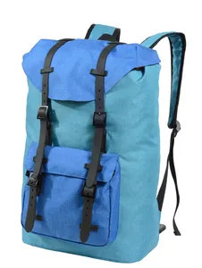 Custom Contrast Color Flap Backpack Cationic Fabric Business Computer Backpack Outdoor Daily Rucksack Support ODM