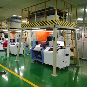 Automatic Lab Yarn Rapier Loom Sample Weaving Machine Sampling Shuttle Loom with Touch Screen Control
