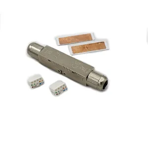 Shielded CAT6A RJ45 Inline Coupler Ethernet Extension Connector Module