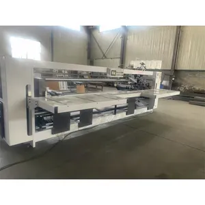 Cardboard Double Sheets Pasting Machine Carton Box Gluing Machine