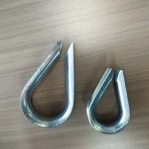 Galvanized Industrial Rustproof Spring Retaining Wire Rope Thimble Factory Supply