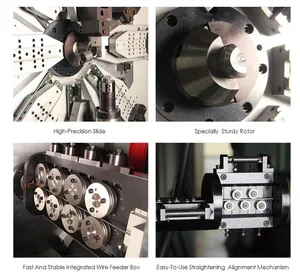 Blue Wire Spring Making Machine 400PCS 2 Axis for spring coiling machine