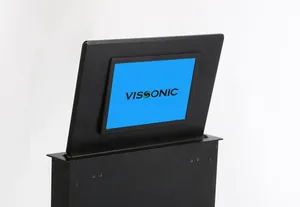 Motorized Computer Monitor Lift Audio System Paperless Video Conference System for Pop up LCD Lift for Conference