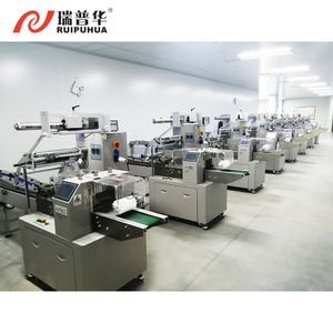 Automatic Layer Cake Packing Machine Horizontal Flow Wrapper Machine
