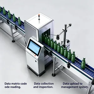 High Precision Synchronous Coding Vision Inspection System Auto Label Can Tabs Detect Bad Labels Bind Can-Case-Pallet Codes Full Link Traceability Equipment