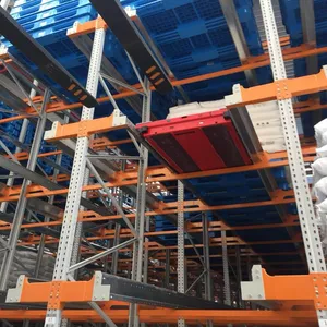 Customized Industrial Intelligent Warehouse Storage Radio Shuttle Pallet Racking System