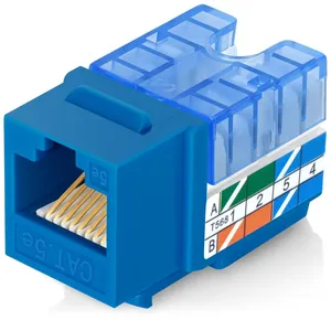 Cat5e RJ45 Female Ethernet Network Wall Plate Module Keystone Jack