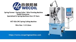HCT-826 8 Axis CNC High Speed Spring Coiling Machine& Gun Spring Machine