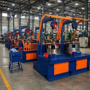PLC Control Professional Design Wheel Type/Pulley Type Wire Drawing Machine