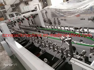 Automatic Color Box Glue Box Machine